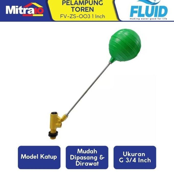 TERLARIS PELAMPUNG TOREN AIR 1 INCH FV-ZS-003 - FLUID