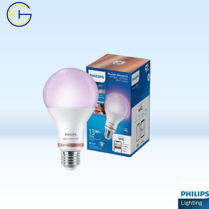 sidek_muaan - lampu led smart wifi smart led philips 13w e27 rgb warna warni