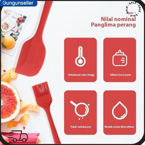 Spatula Set 5 In 1/Sotil Silikon Set Fast Respon