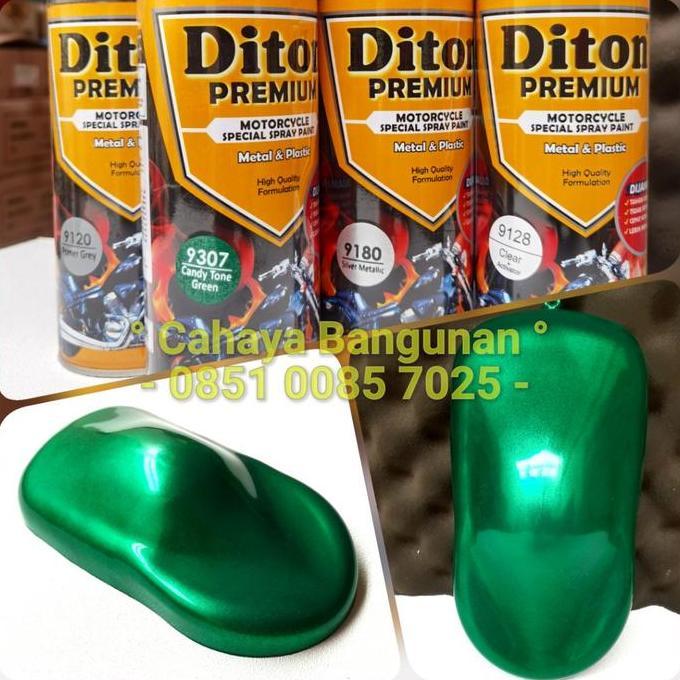 Paket Diton Premium Candy Tone Green Hijau Cat CandyTone Pilox Pylox