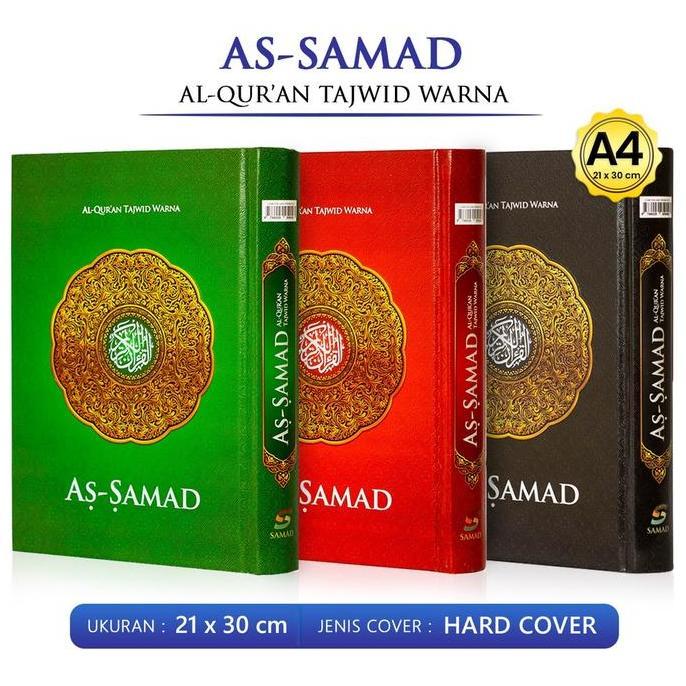Al Quran As Samad Besar AlQuran Tajwid Warna Non Terjemah Ukuran A4