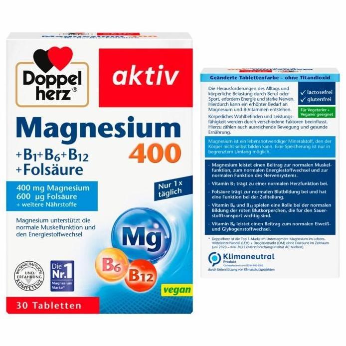 Doppelherz Magnesium 400 - Magnesium 500 - Glucosamin  - K2D3