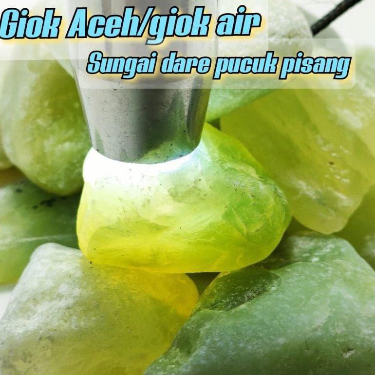 NEW PRODUCT Bahan batu akik batu kesehatan batu energi Giok aceh sungai dareh ROUGH.03