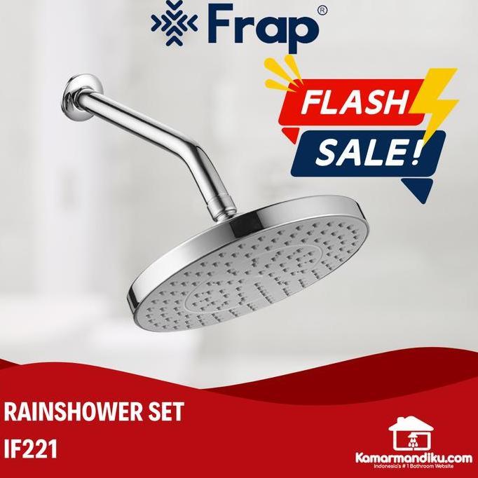 TERLARIS HOT FRAP SHOWER ARM DAN RAINSHOWER WALL - MOUNTED IF 222