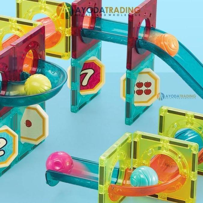 Magnetic Building Blocks Marble Run 261pcs