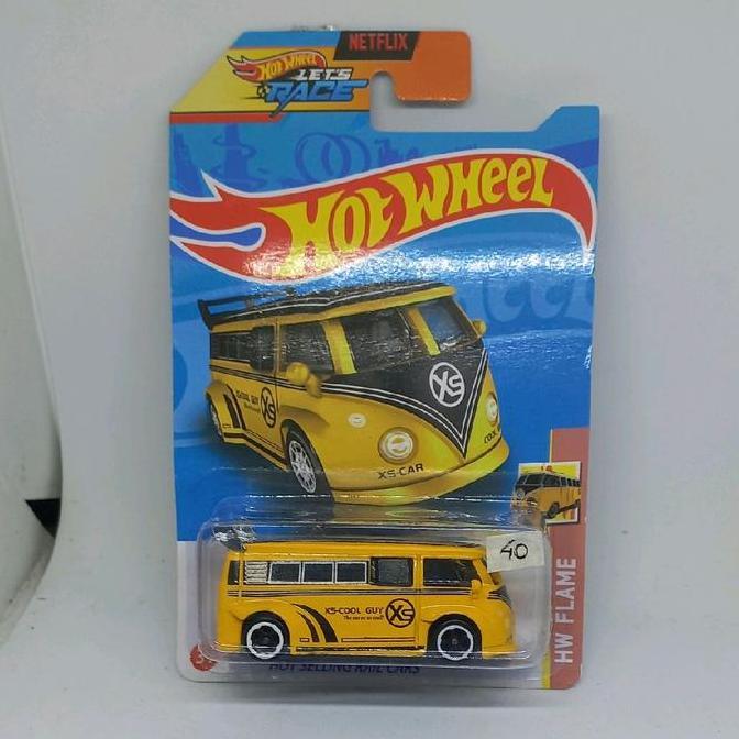 hot wheel bukan hot wheels original volkswagen vw kombi t1 microbus van samba diecast 1/64 (s)