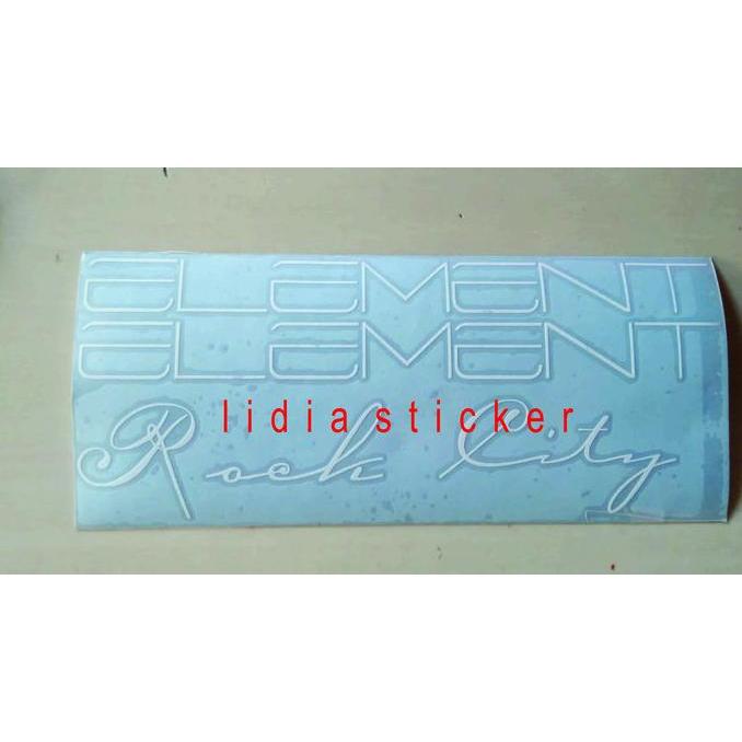 STICKER SEPEDA ELEMENT ROCK / CITY