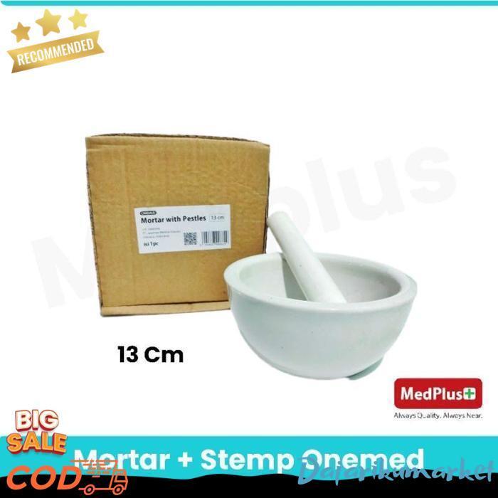 Mortir Stemper 13 Cm Mortar Pestle Lumpang Alu Penumbuk Obat 4/11