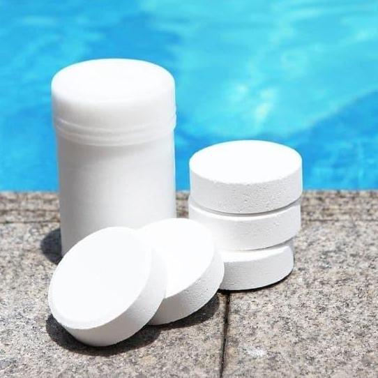 Kaporit Kolam Renang 1Kg / Kaporit Tablet Besar 90% Obat Kolam Renang