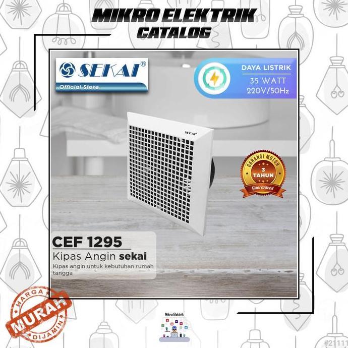 SEKAI Exhaust Fan Plafon 12 Inch CEF 1295