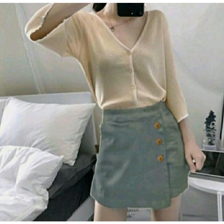 Hot Deals Korean Miniskirt Rok Celana Pendek Wanita | Hotpants Celana Rok Wanita Jumbo
