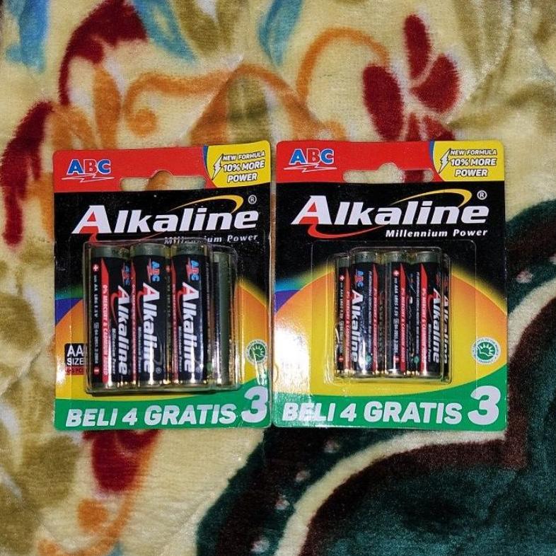 Baterai Abc Alkaline Aa Dan Aaa  Isi 7 Dan Isi 6