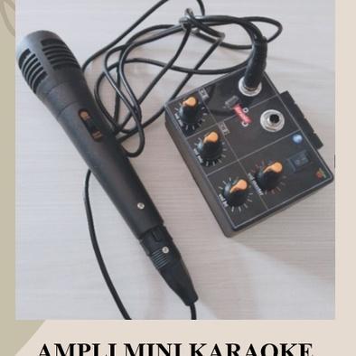 Bisa Cod Ampli Mini 5V Karaoke Bluetooth - Amplifier Karaoke Bl / +Mic