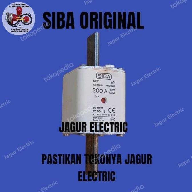 Ready SIBA NH FUSE NH2 300A 500 VOLT ORIGINAL