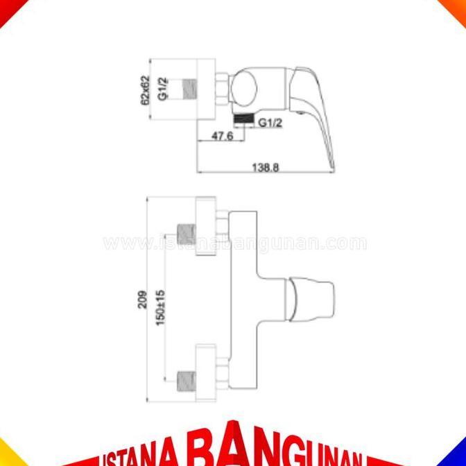 READY  AER KRAN AIR SAM SP1 KRAN MIXER PANAS DINGIN