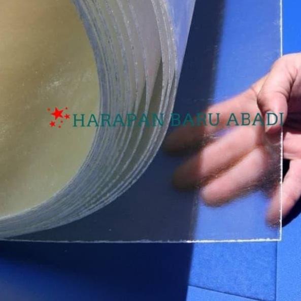 Polycarbonate Sheet 1mm / Polikarbonat Bening Padat Solid Lembaran