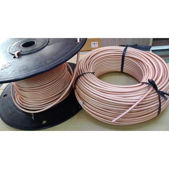 Ready Cable Teflon RG58, Double Grounding, Inner Tunggal, Material Perak.