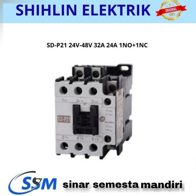 kontaktor Magnetic Contactor Shihlin Electric SD-P21