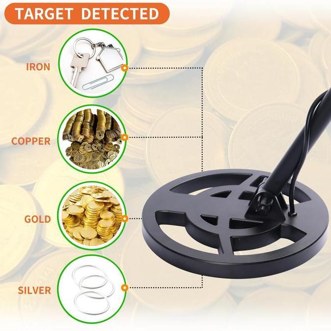 Alat Deteksi Logam Emas Bawah Tanah Metal Detector Gold