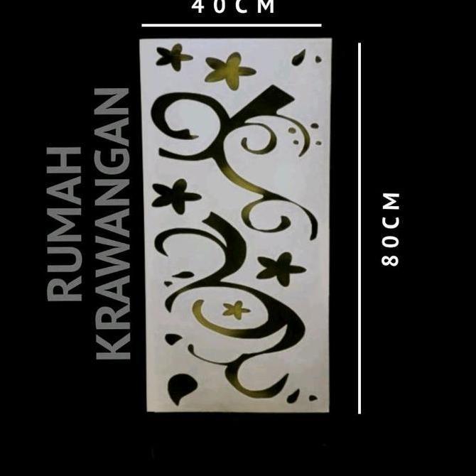 KRAWANGAN PVC BOARD / ORNAMEN PVC BOARD RK-023