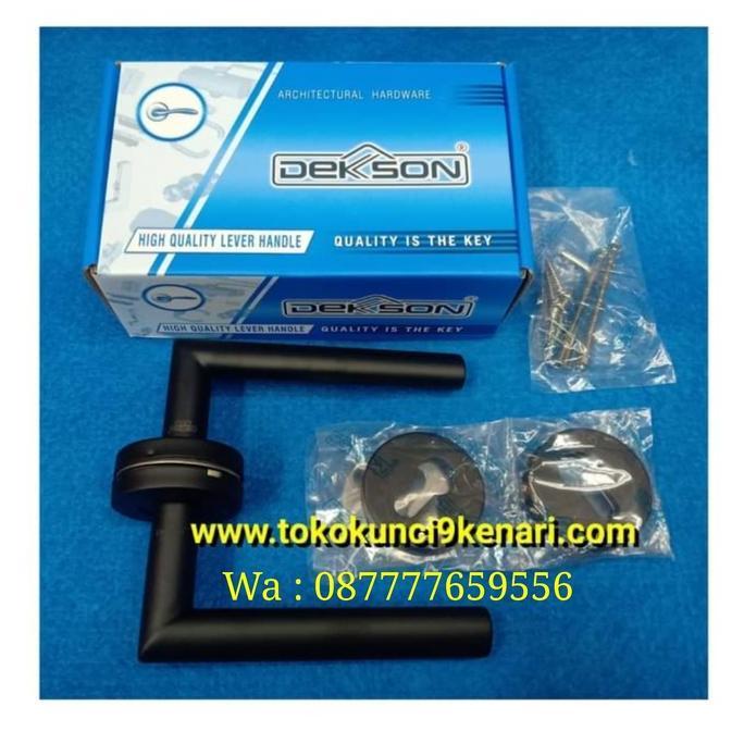 Handle Pintu DEKSON HITAM SIKU L / LHTR 019 DEKSON BLACK