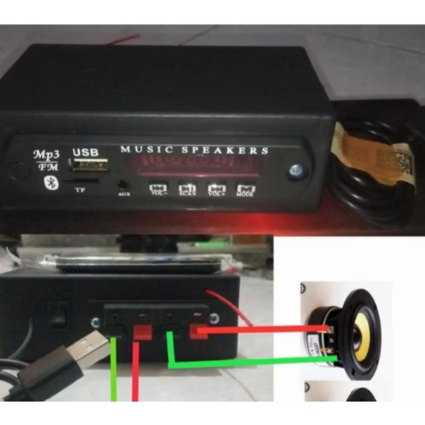 Ampli Mini 5V+Mp3 Player Bluetooth (Free Remot)