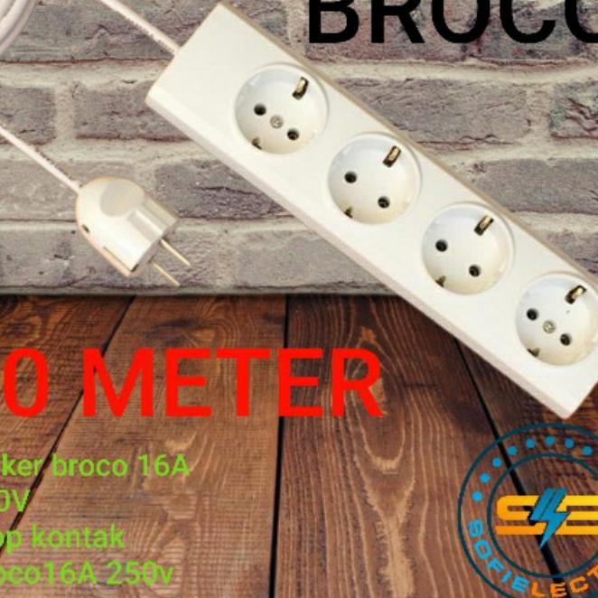 Broco Stop Kontak Kabel Panjang Sampai 20 Meter
