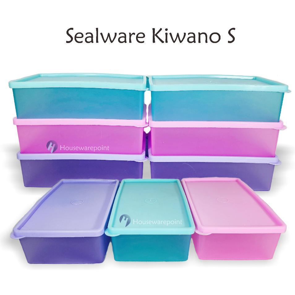 6 Pcs Toples Panjang / Tempat Makanan/ Kotak Plastik/ Tepak Makan Plastik (Kiwano Small)