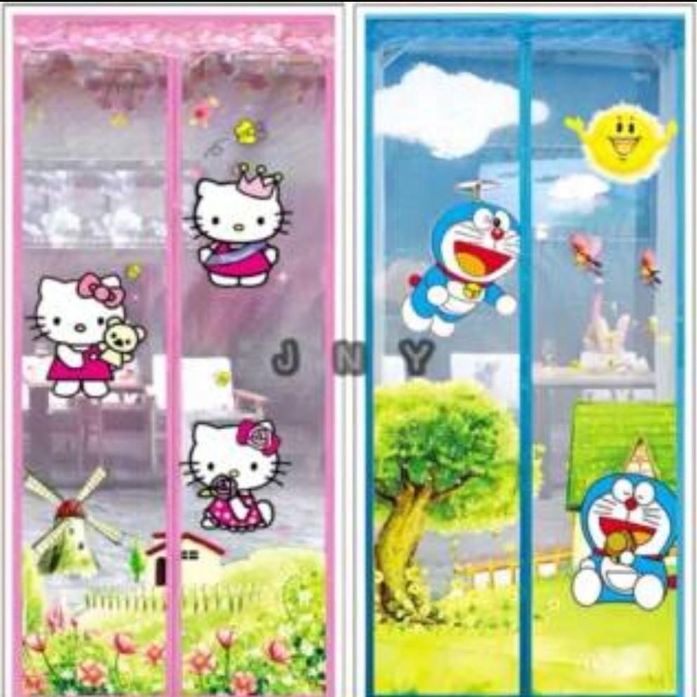 Tirai Magnet Baychuan Anti Nyamuk Doraemon
