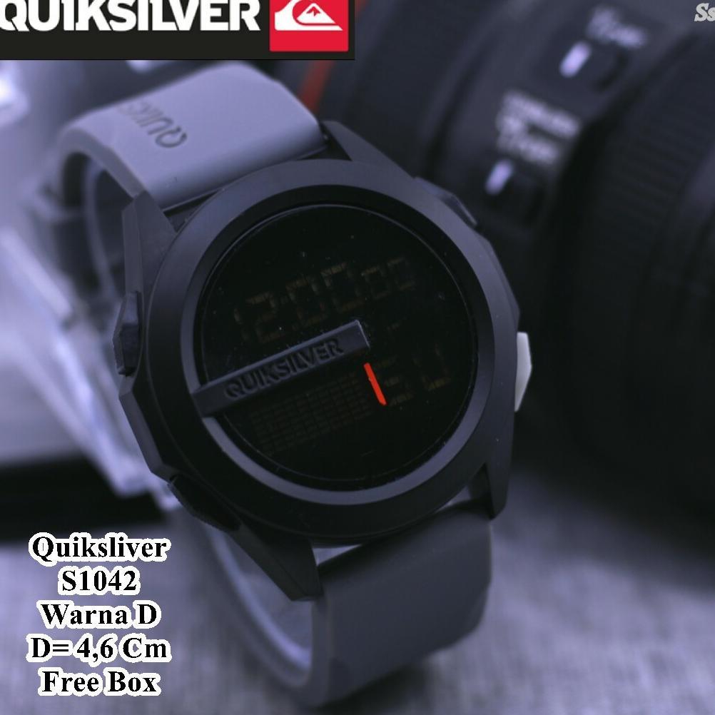 Kualitas Super Jam Tangan Pria Quiksilver Digital Ocean Stainless Steel