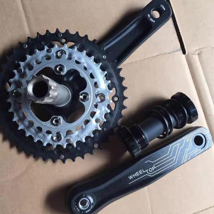 crankset Hollowtech MTB wheel top Taiwan 24 32 42T arm 170mm 3x10speed