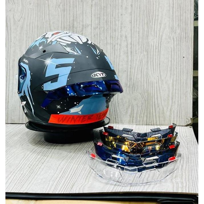 NEW SPOILER HELM KYT TT COURSE PREMIUM RTFTANDUK HELM ORI