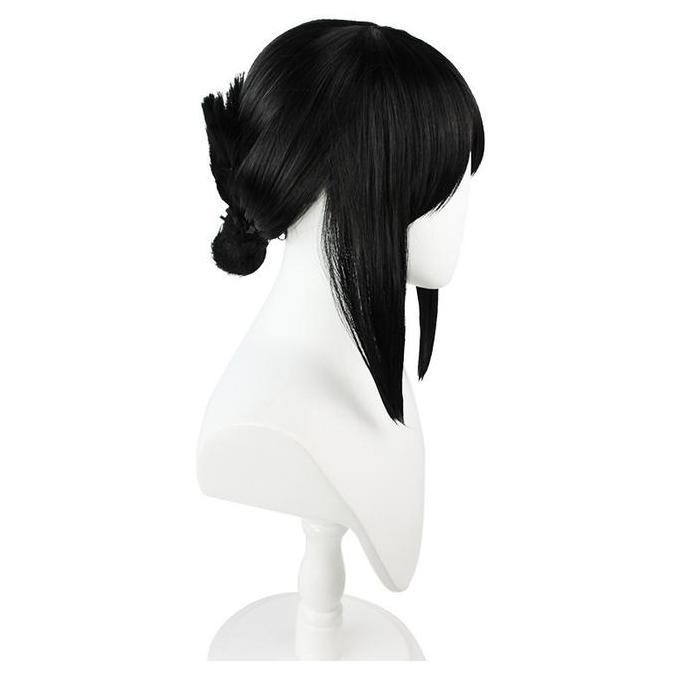 Ready  LOL-63 wig rambut palsu daily lolita cosplay love is war kaguya sama hitam