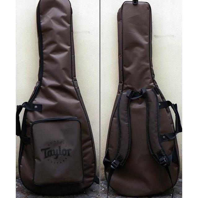 Softcase Gitar Elektrik LE Cokelat Sablon Taylor murah