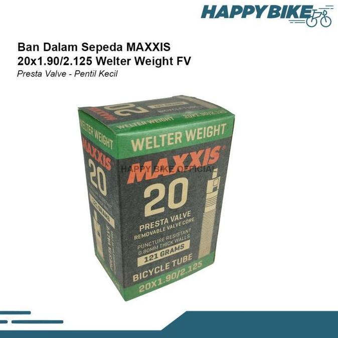 Maxxis Tube Ban Dalam Sepeda Lipat Bmx 20 X 1.90/2.125 Fv