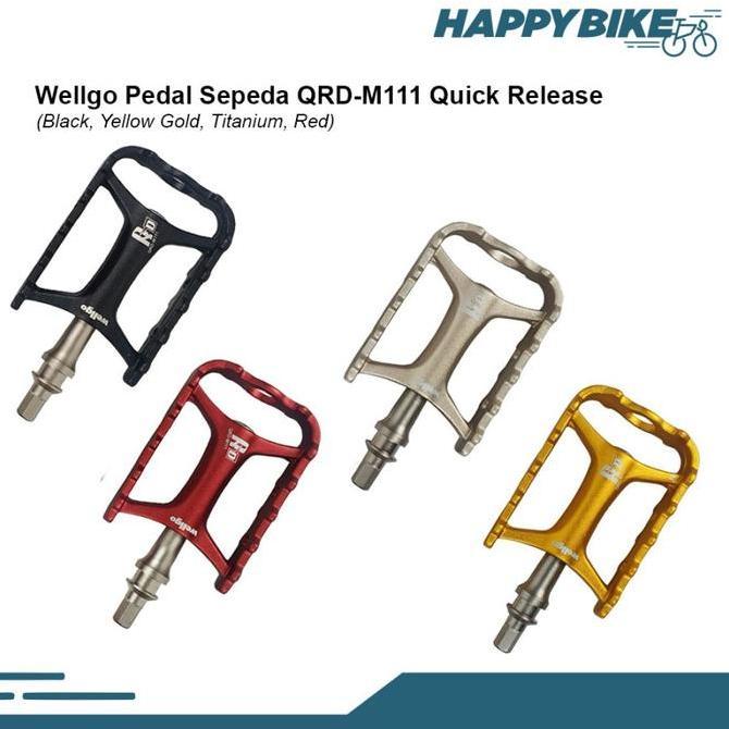 Wellgo Pedal Sepeda Qrd 111 Bicycle Pedal Quick Release Mtb Roadbike