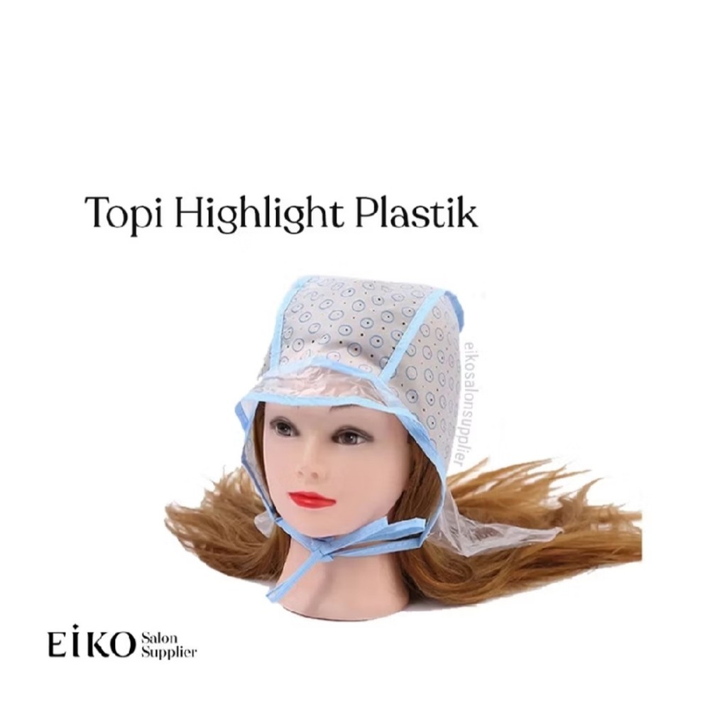 Topi Highlight Plastik + Congkelan Highlight Pewarna Rambut