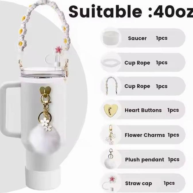 Set Hiasan Aksesoris Thumbler Stanley / Decorative Accessories Stanley Cup