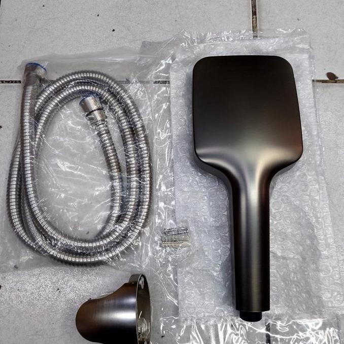 Ready Hand Shower Bano Hitam Satin / Shower Mandi Bano / Shower Set Bano