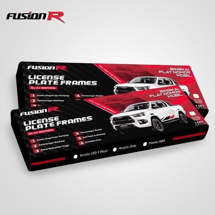 Ready Plat Nomor Mobil LAMPU LED / Plat Mobil Premium / Plat Mobil Acrylic