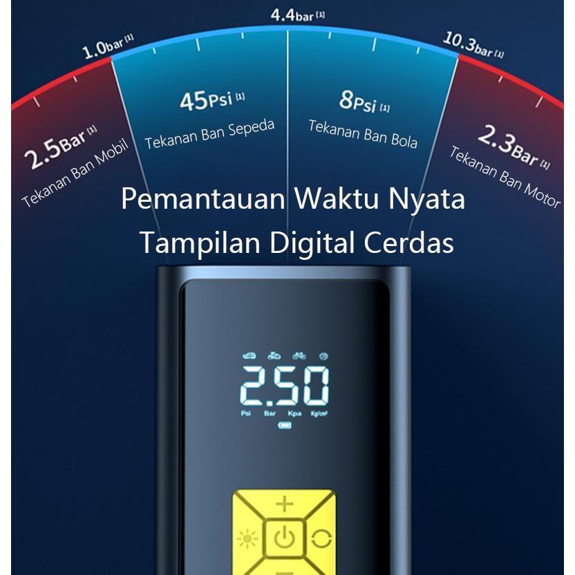 new product kirim hari inipompa ban elektrik digital portable - pompa angin mobil & motor nirkabel d