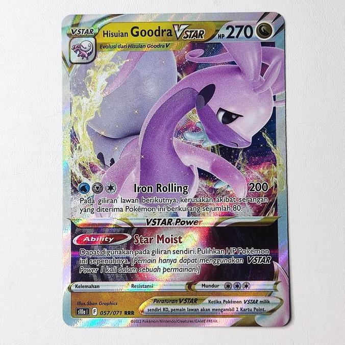 Hisuian Goodra VSTAR RRR 057/071 S10a - Kartu Pokemon Indonesia