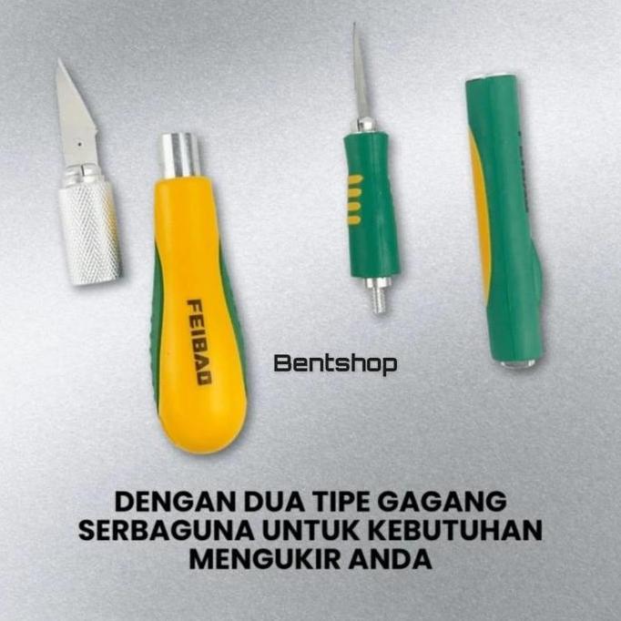 Hobby Knife Set 14 Pcs Feibao
