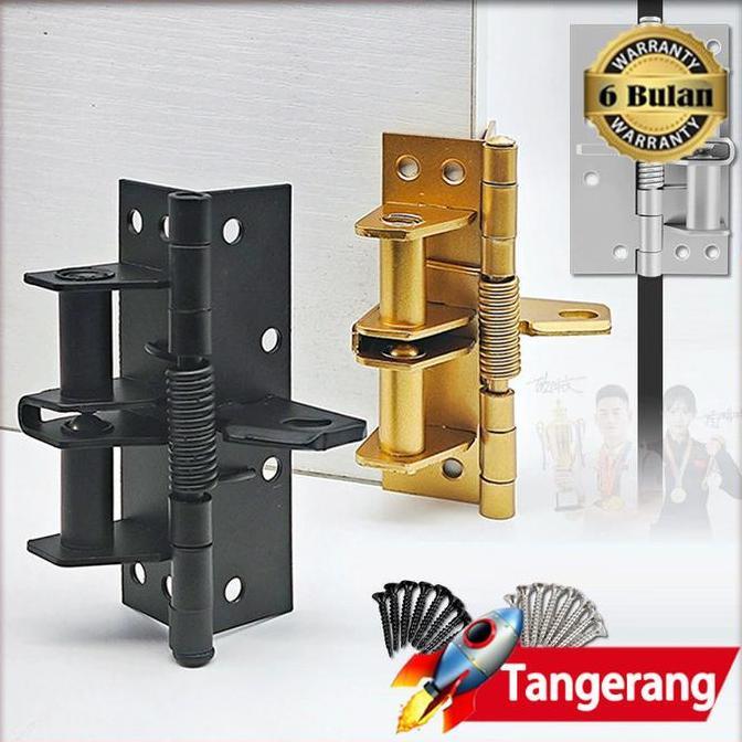 CHONELIO Engsel Pintu Tutup Otomatis Spring Closer / Engsel Penahan Pintu / Engsel Otomatis Buka Tut