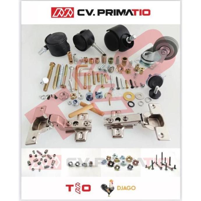 Baut JCBC M8x25 SS304 - JCBC 8x25 SUS 304 - knockdown M8 x 25 Stainles