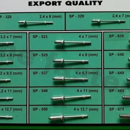 Paku Rivet / Paku Ripet Blind Rivet 540 - 4 x 11 mm