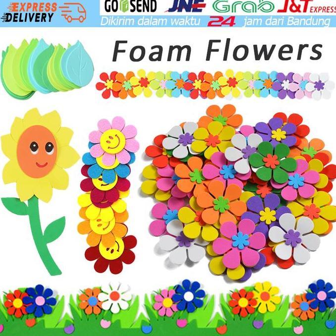 NUMAQUEEN Stiker Dinding Foam Hiasan Dinding 3D EVA Foam Untuk Anak Belajar Dini