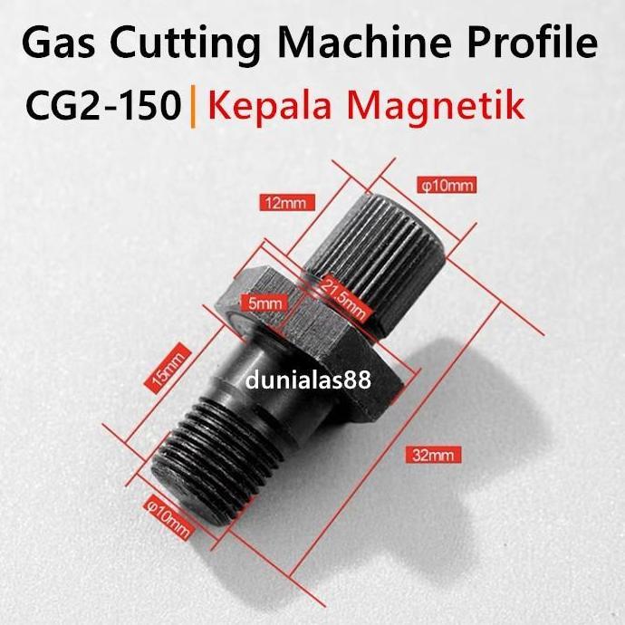 Kepala Magnetik CG2-150 Gas Cutting Mesin Potong Profil Besi CG2 150