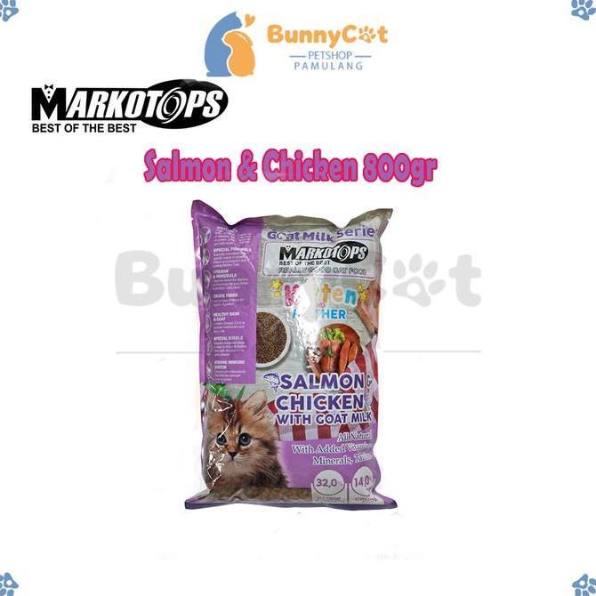 Makanan kucing kering premium MARKOTOPS Freshpack 800gr - makanan kucing murah MARKOTOPS DRY