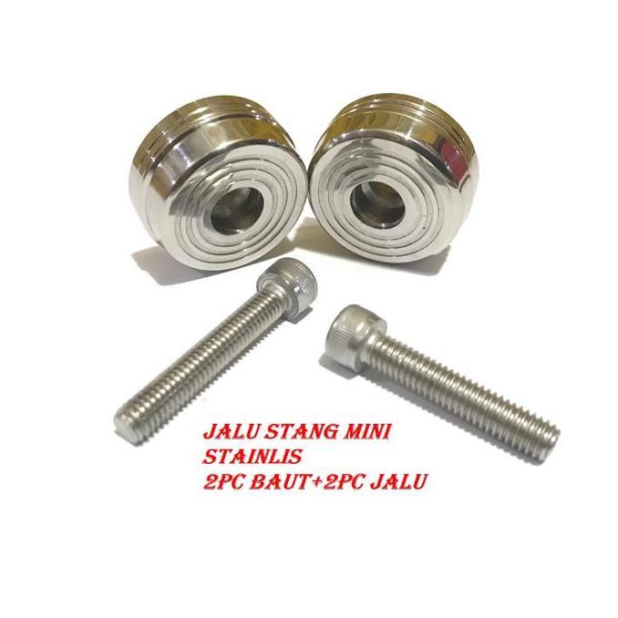 JALU STANG STAINLESS MODEL MINI SET JALU+BAUT+BOSH BAUT-10 UNIVERSAL